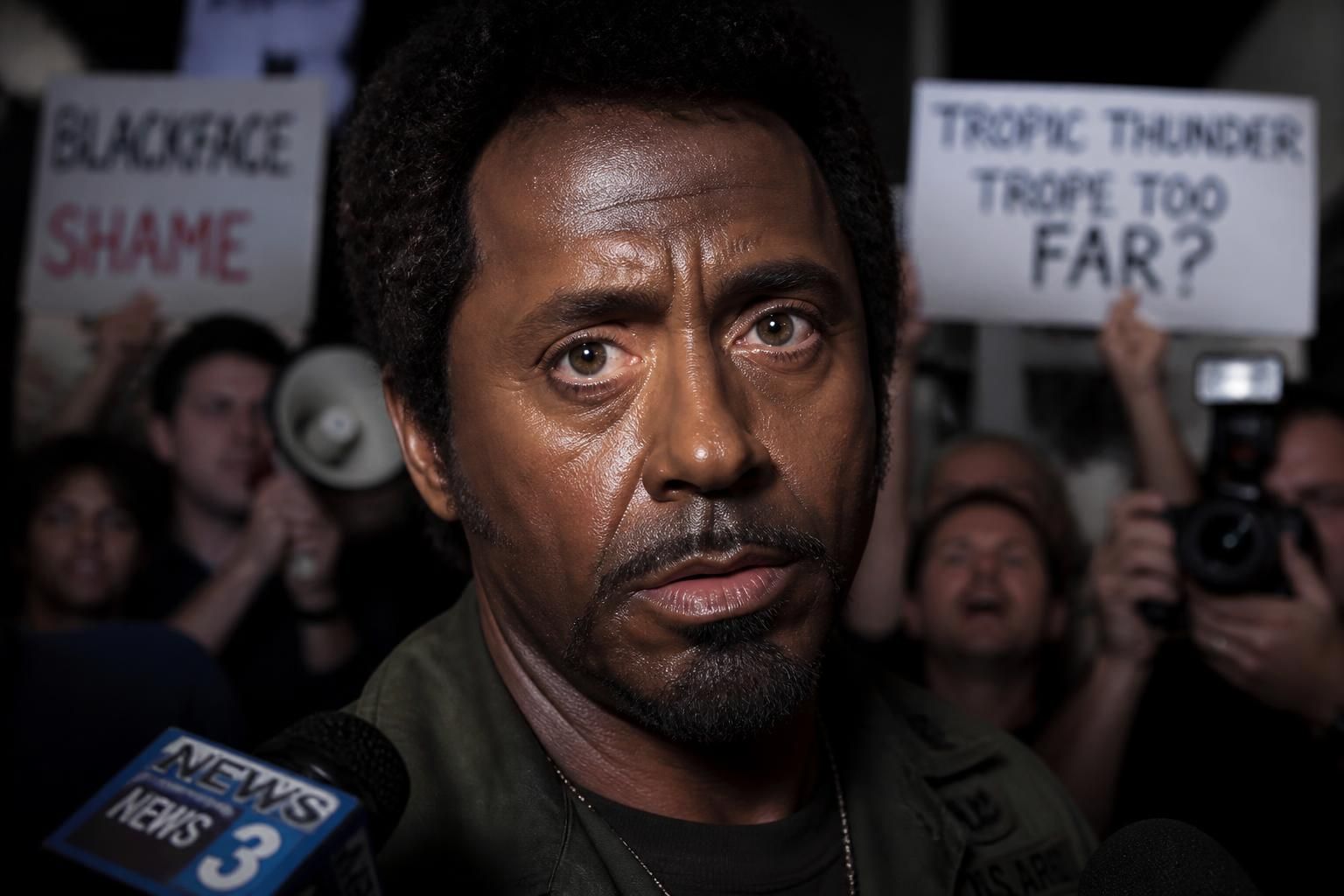 analyse approfondie de la controverse entourant robert downey jr. en blackface dans tropic thunder, explorant les enjeux culturels, les réactions du public et les répercussions sur sa carrière.